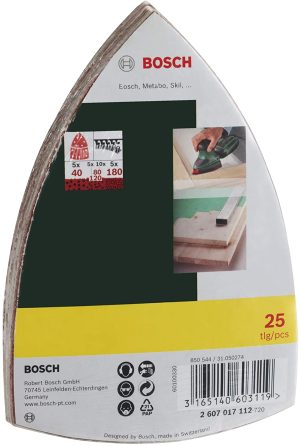 Bosch 25-Delige Schuurbladenset