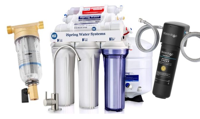 soorten camper waterfilters