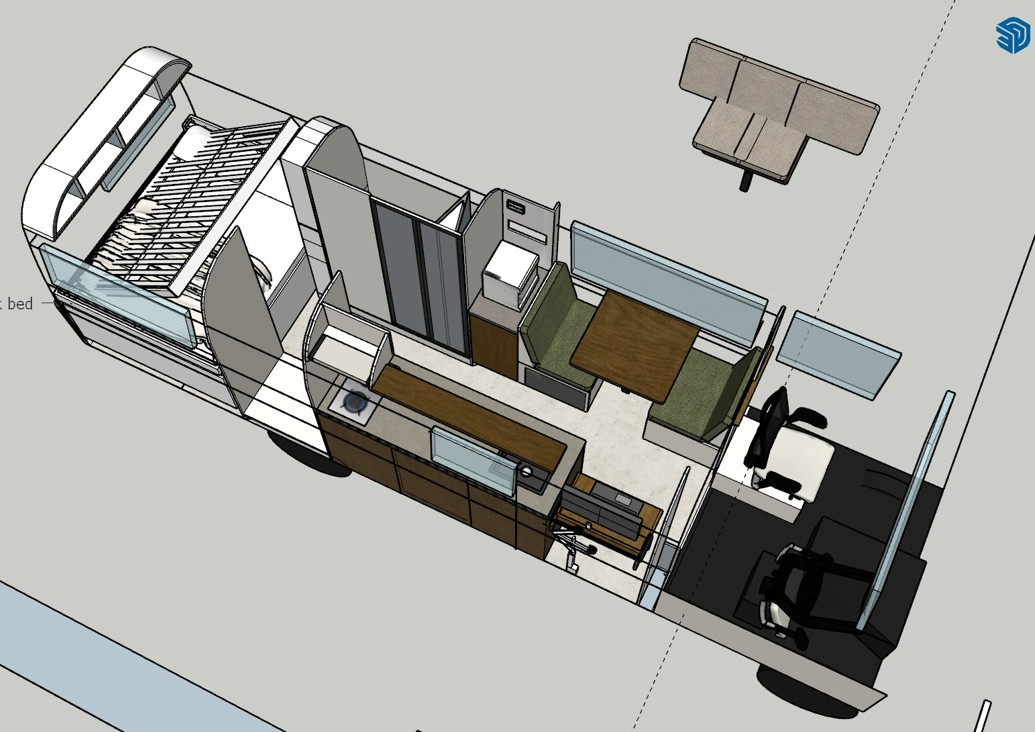 google sketchup camper ontwerp
